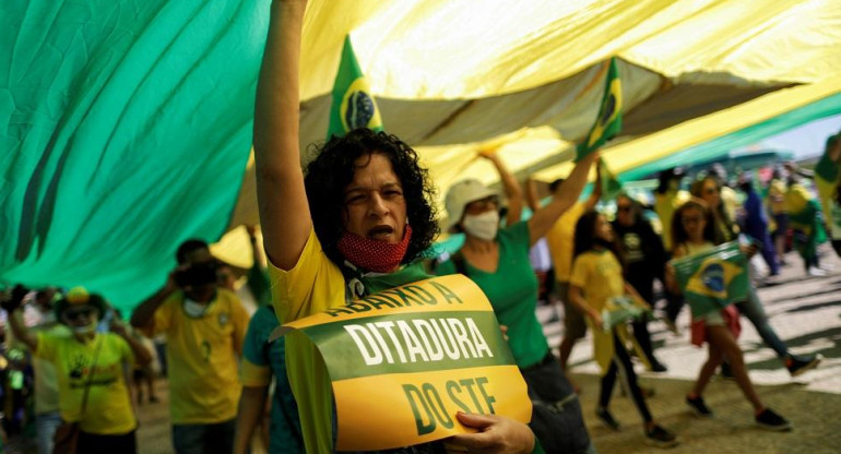 Coronavirus, Brasil, manifestaciones, Reuters