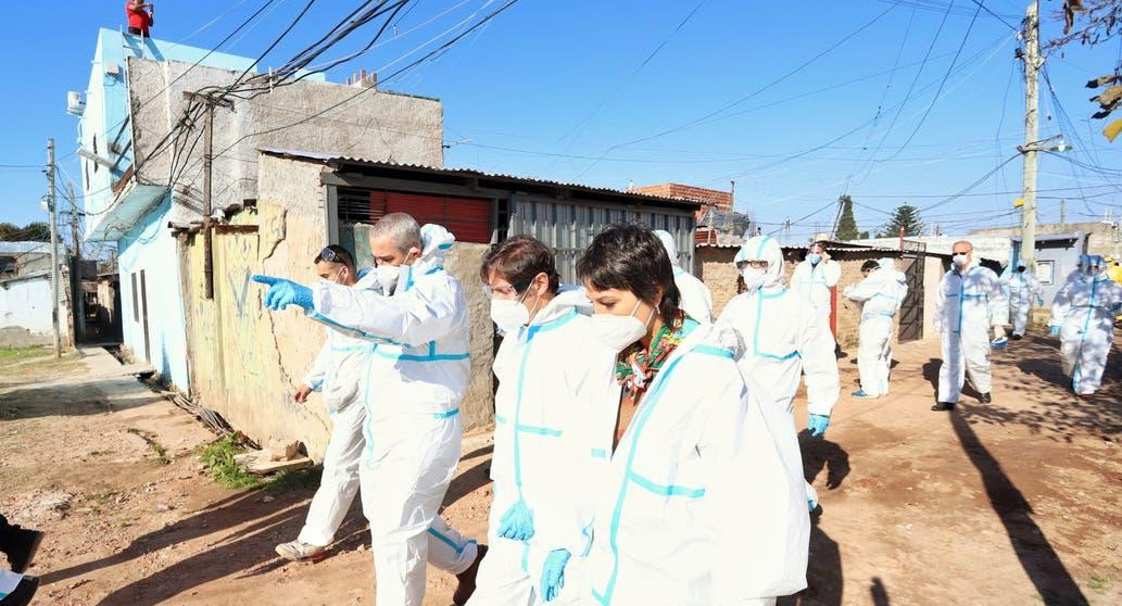 Barrios populares de Provincia, coronavirus en Argentina