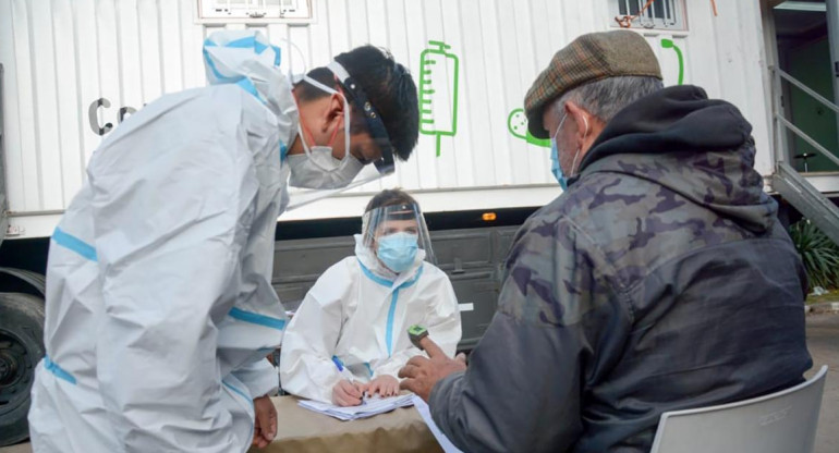 Villa Azul, coronavirus en Argentina, Agencia NA