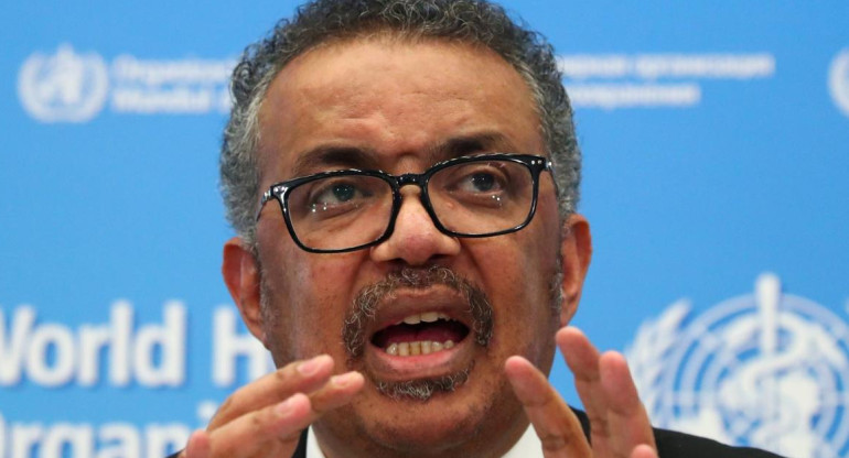 Tedros Adhanom Ghebreyesus, titular de la OMS, REUTERS