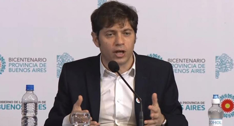 Conferencia de prensa de Axel Kicillof y Daniel Gollan, Provincia de Buenos Aires, cuarentena, Captura YouTube