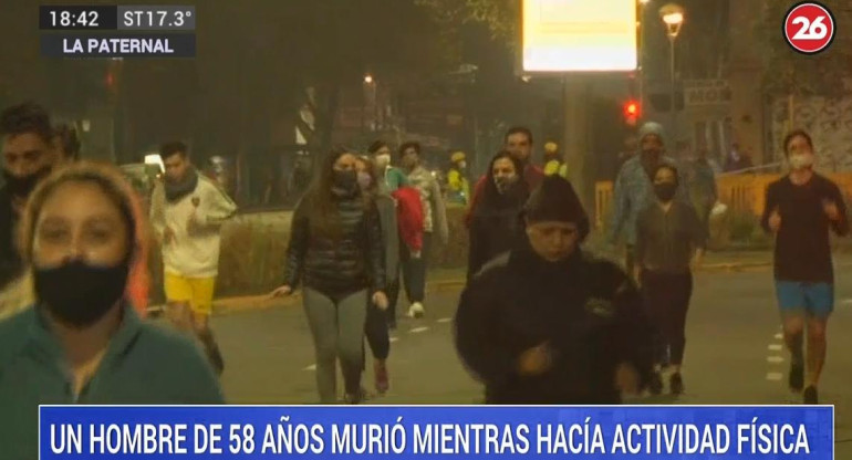 Muerte de un runner en La Paternal, CANAL 26