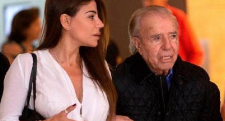 Zulemita Menem y Carlos Menem