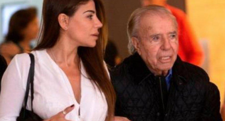 Zulemita Menem y Carlos Menem