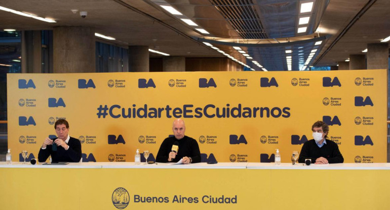 Rodríguez Larreta, conferencia de prensa, Ciudad de Buenos Aires, coronavirus