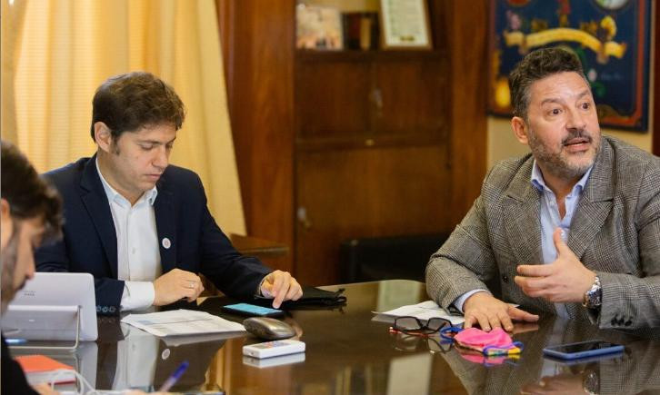 Axel Kicillof y Gustavo Menéndez, Foto Instagram Gustavo Menéndez