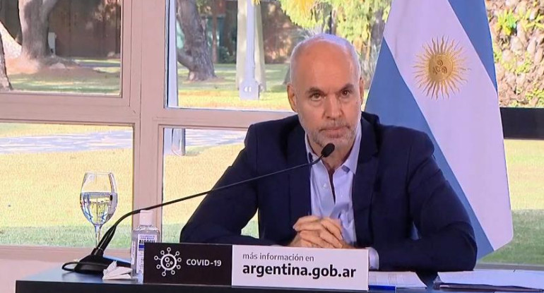 Horacio Rodríguez Larreta, anuncio de extensión de cuarentena en Olivos