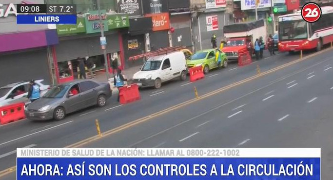 Coronavirus, Argentina, controles en accesos, Canal 26