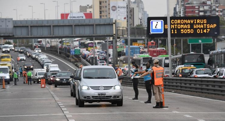 Controles, cuarentena estricta en el AMBA