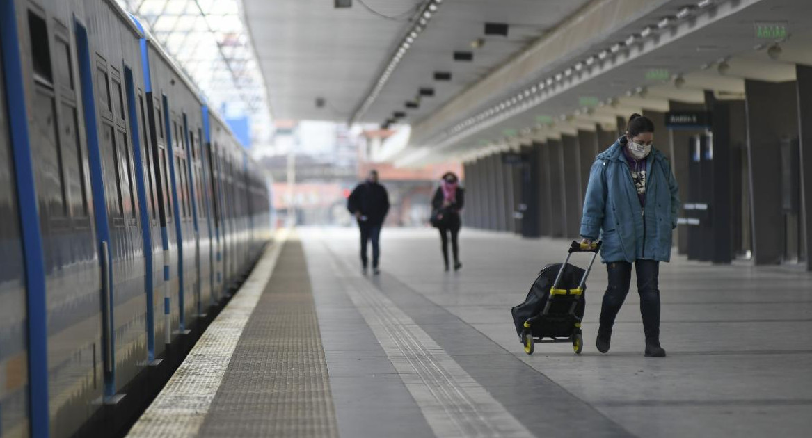 Tren Sarmiento, transporte público, Agencia NA