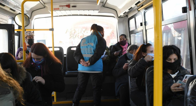 Transporte público, cuarentena estricta, Agencia NA