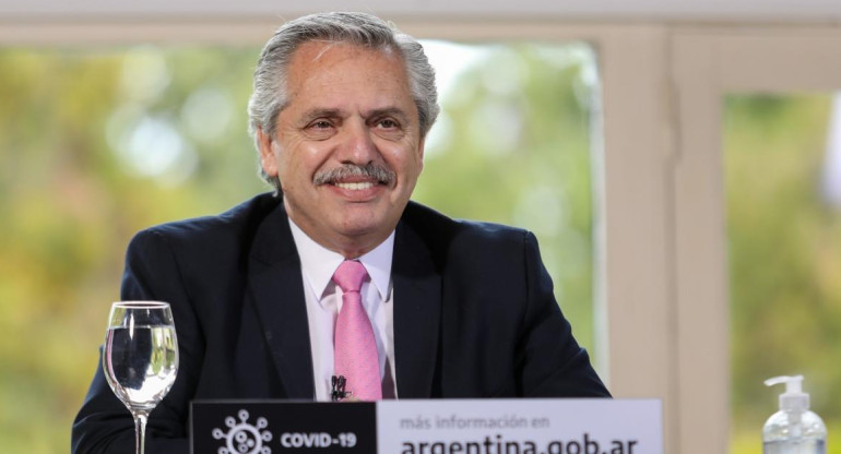 Alberto Fernández, presidente, Agencia NA