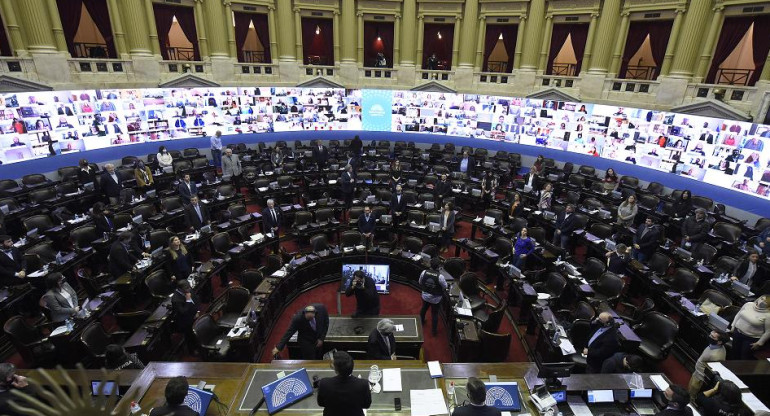 Cámara de Diputados, Congreso, sesiones virtuales, NA