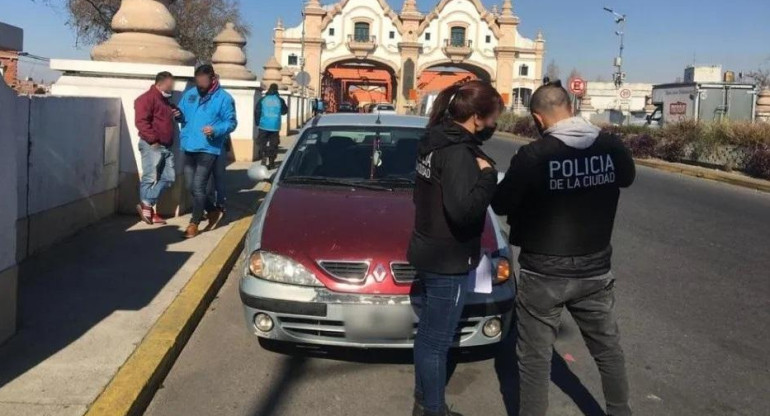 Detenido en Pompeya control coronavirus