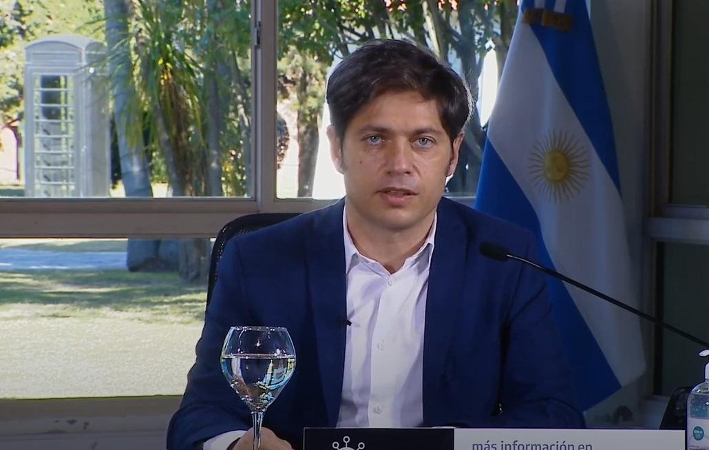 Axel Kicillof, gobernador de Provincia, anuncio de cuarentena