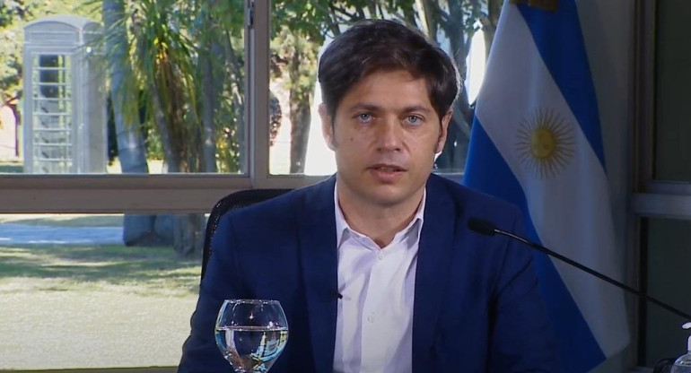 Axel Kicillof, gobernador de Provincia, anuncio de cuarentena