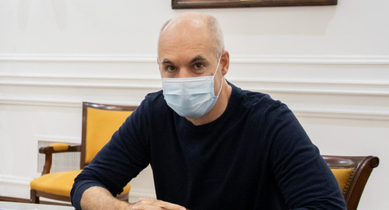 Horacio Rodríguez Larreta, jefe de Gobierno porteño, coronavirus, NA