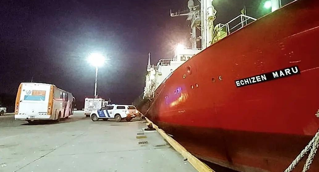 Barco en Ushuaia coronavirus