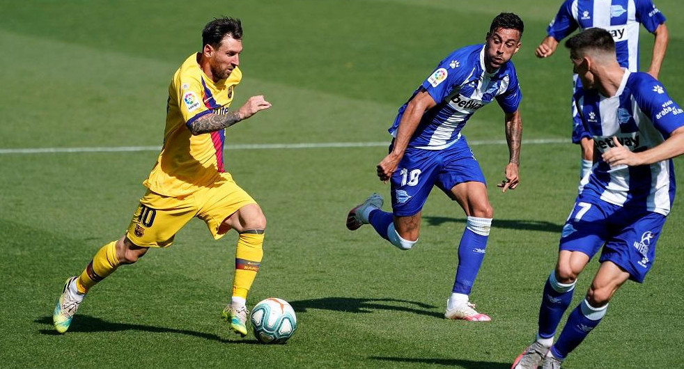 Lionel Messi, Barcelona, Alavés, Reuters