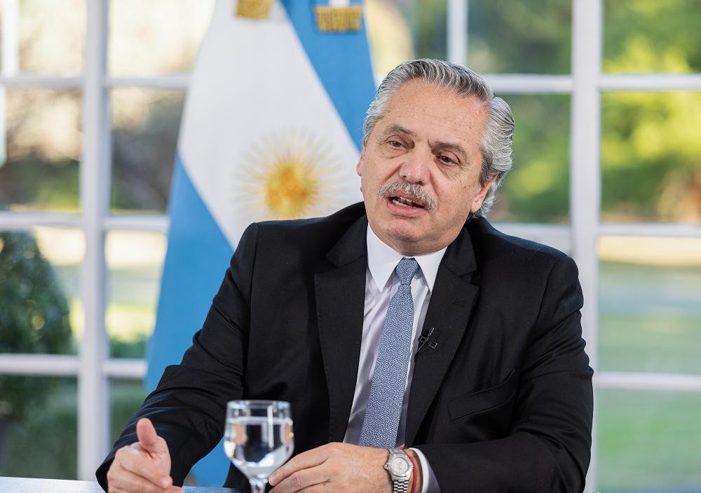 Alberto Fernández, presidente de Argentina, NA