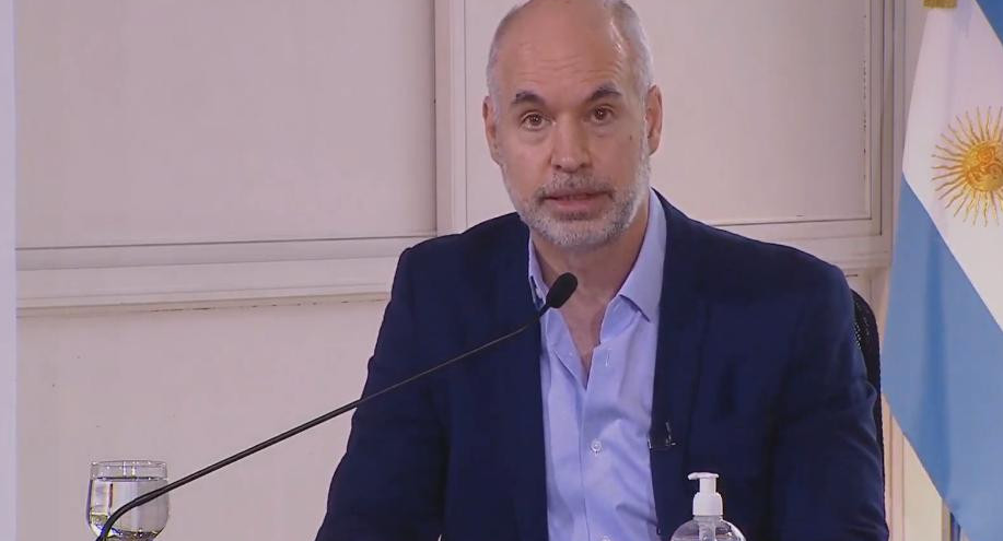 Horacio Rodríguez Larreta, jefe de Gobierno, anuncio de cuarentena de agosto, YouTube