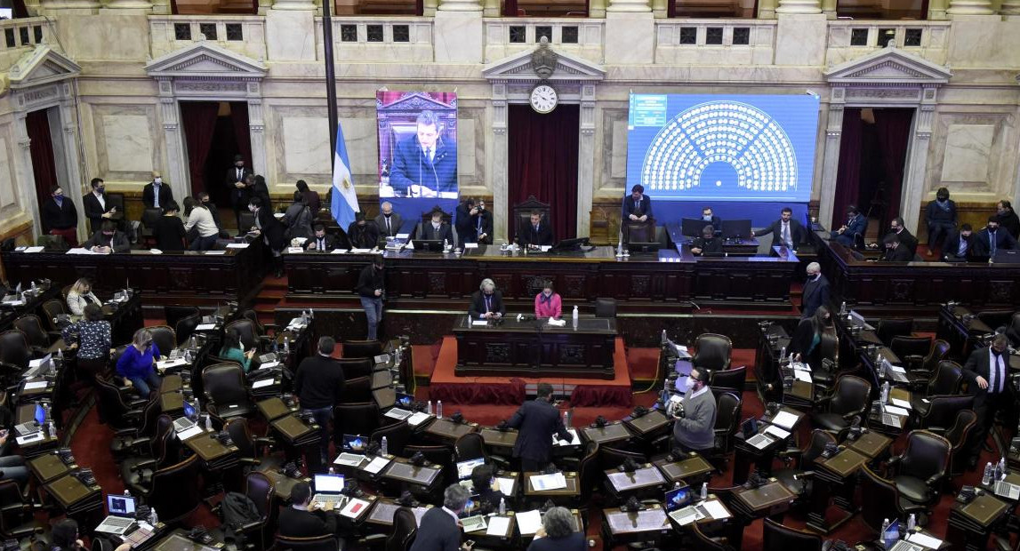 Sesión virtual en Diputados, Congreso, Agencia NA