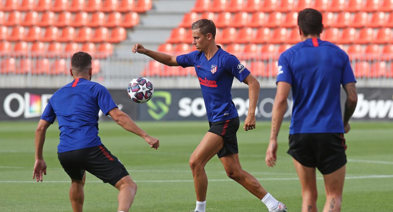 Entrenamiento del Atlético Madrid, coronavirus, Twitter Atleti