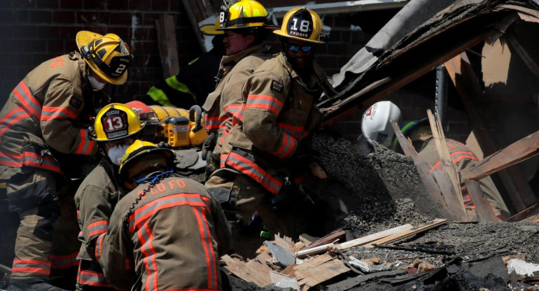 Explosión en vecindario de Baltimore, Estados Unidos, REUTERS