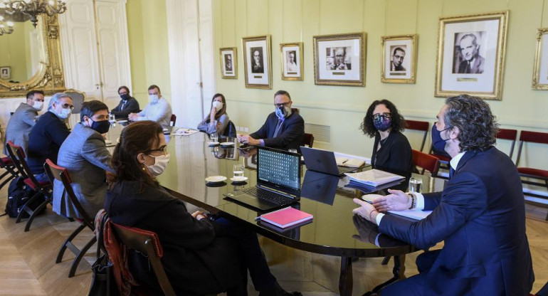 Reunión de Gabinete económico, Casa Rosada, Gobierno, NA