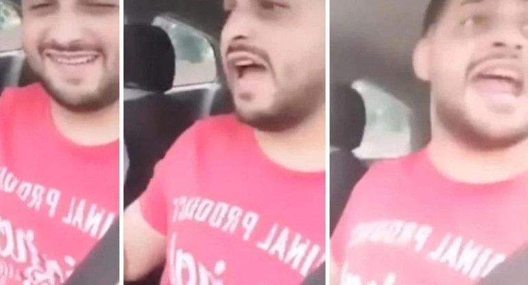 Video viral, cantante rumano, accidente