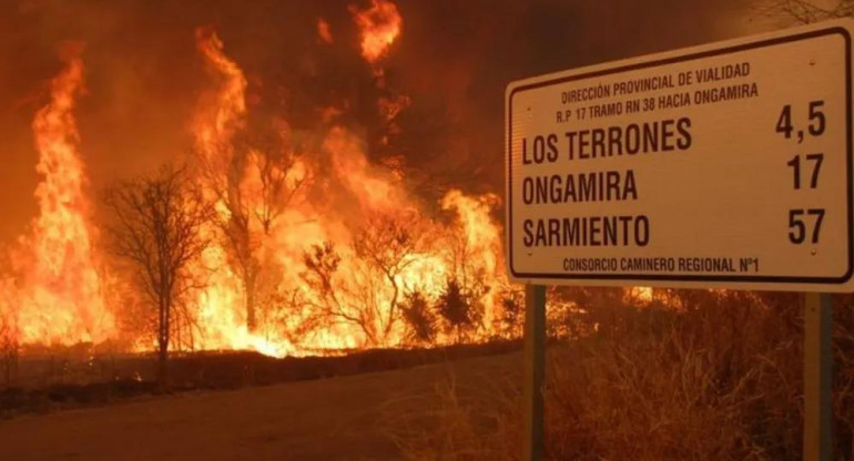 Incendios forestales en Argentina, NA