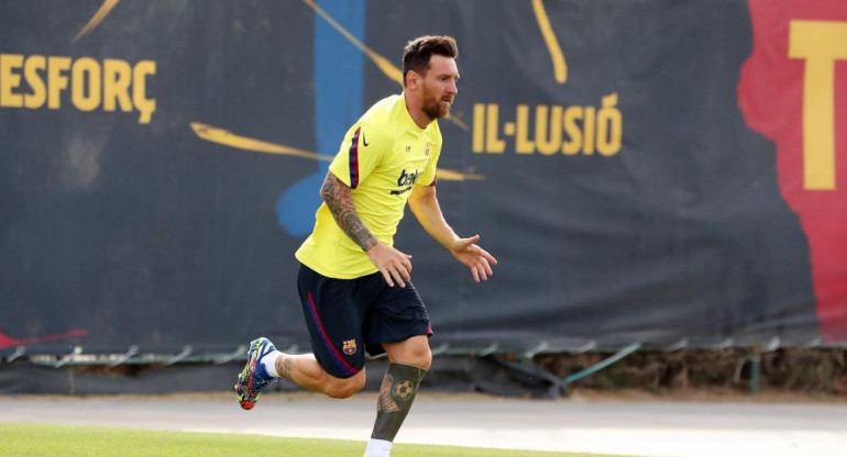 Lionel Messi, futbolista, Agencia NA