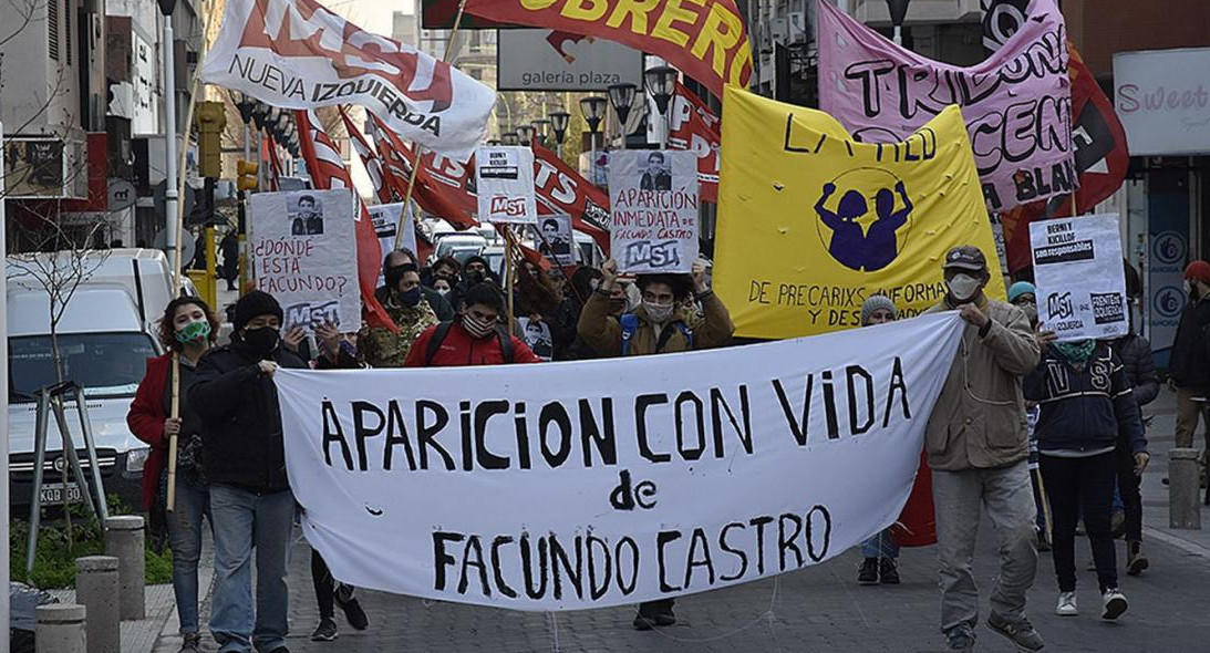 Marcha por Facundo Astudillo Castro, Plaza de Mayo