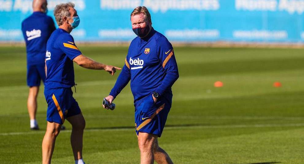 Ronald Koeman, Barcelona, entrenamiento, NA