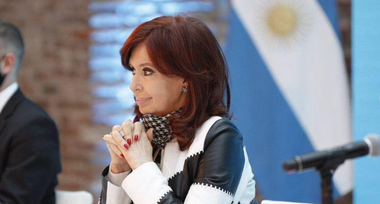 La vicepresidenta Cristina Kirchner, Agencia NA