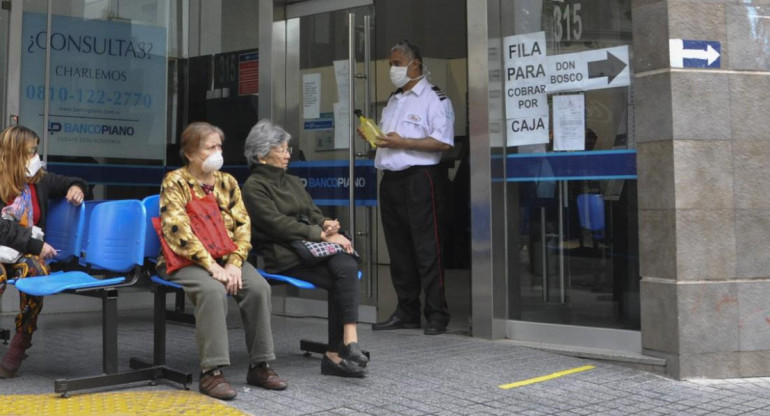 Bancos, pago a jubilados y pensionados, NA