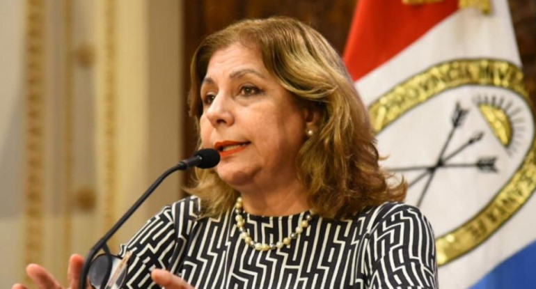 Sonia Martorano, ministra de Salud de Santa Fe