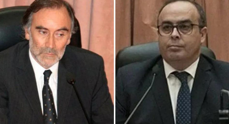 Leopoldo Bruglia y Pablo Bertuzzi, jueces desplazados