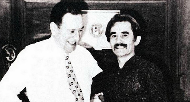 José Ignacio Rucci junto a Juan Domingo Perón