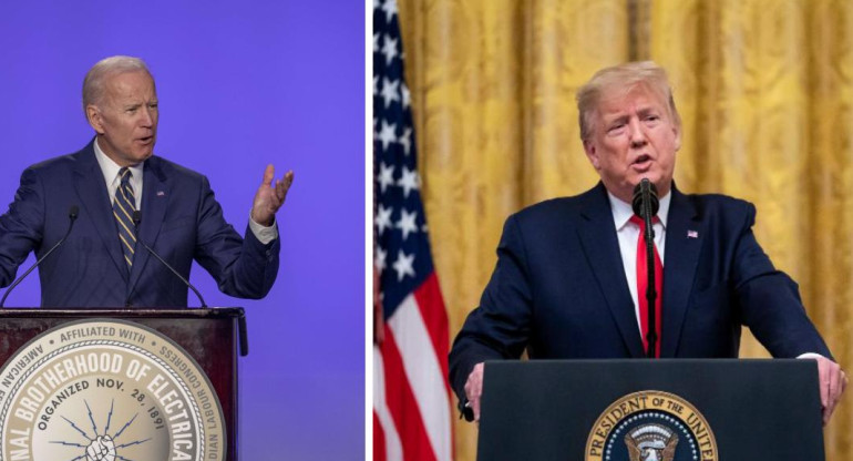 Elecciones en Estados Unidos, Joe Biden y Donald Trump, NA