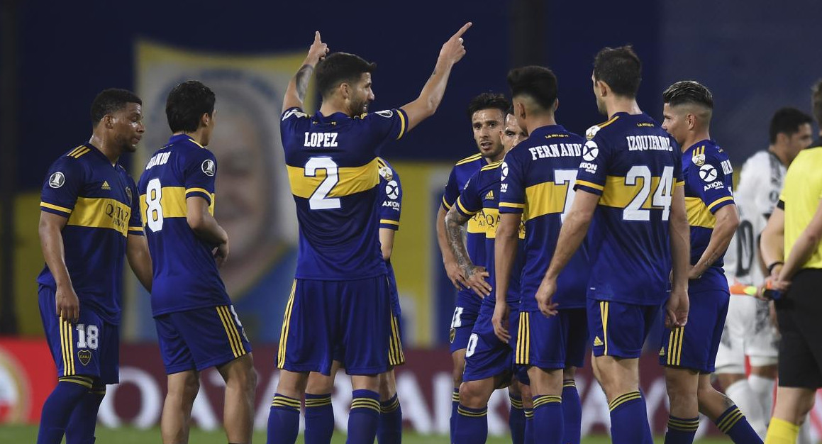 Copa Libertadores, Boca vs Libertad de Paraguay, La Bombonera, NA