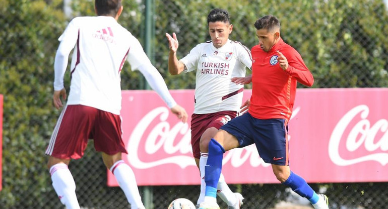 River vs. San Lorenzo, partido amistoso, Foto Twitter River Plate