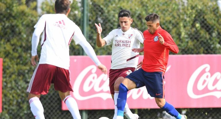 River vs. San Lorenzo, partido amistoso, Foto Twitter River Plate