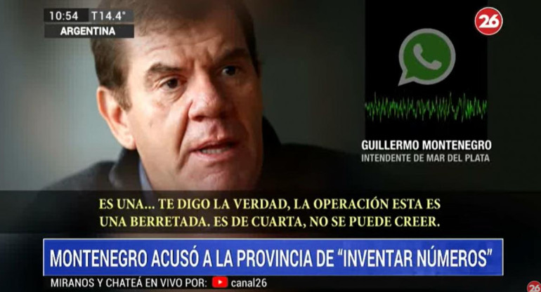 Escándalo con el intendente de Mar del Plata, insulto, disculpas y un gran papelón, CANAL 26	