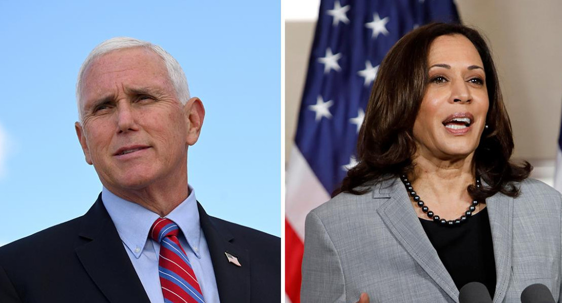 Mike Pence y Kamala Harris, debate presidencial, Estados Unidos, elecciones, Reuters