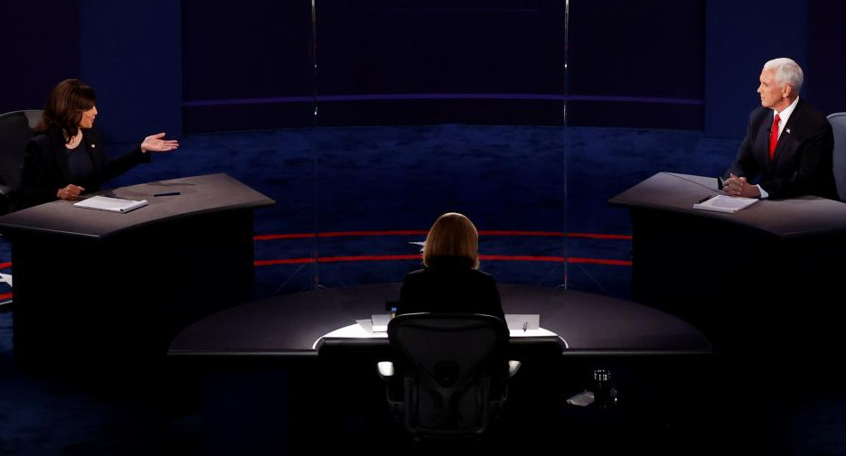 Elecciones Estados Unidos, debate candidatos a vicepresidente, Mike Pence vs Kamala Harris, REUTERS