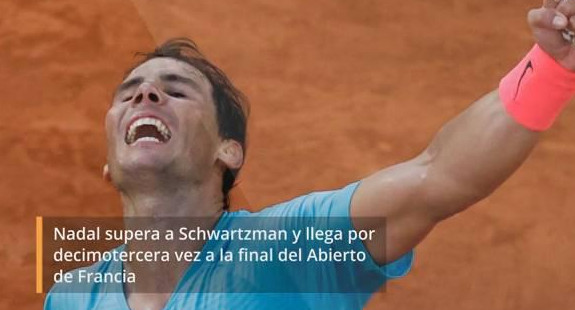 Noticias deportivas, del triunfo de Nadal en Roland Garros al reclamo de Chile en Eliminatorias, VIDEO REUTERS