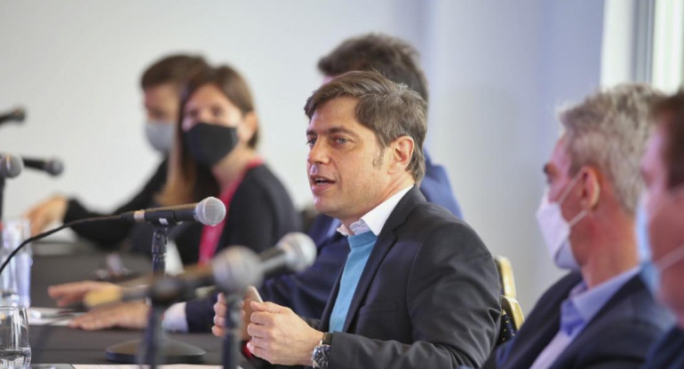 Axel Kicillof, gobernador de la provincia de Buenos Aires, protocolos por coronavirus, NA