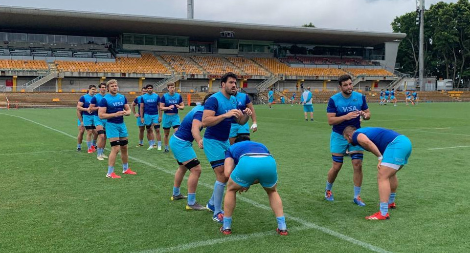 Los Pumas se entrenan en Australia