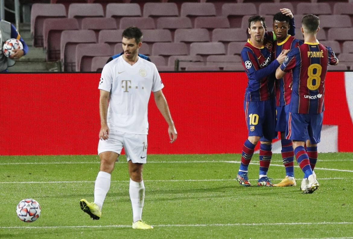 Champions League, Barcelona vs Ferencváros, fútbol internacional, REUTERS